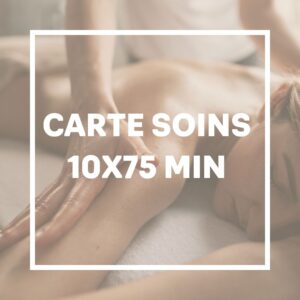 Carte Soins de 10 x 75min