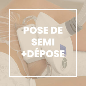 Pose de vernis semi-permanent + Dépose