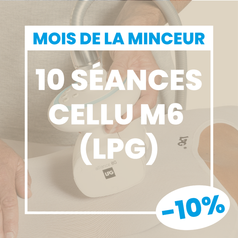 10 séances cellu M6 (LPG) – Promo (-10%)