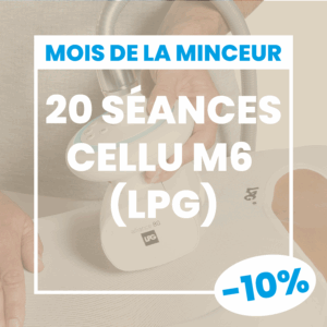 20 séances cellu M6 (LPG) – Promo (-10%)