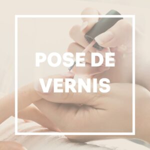 Pose de vernis